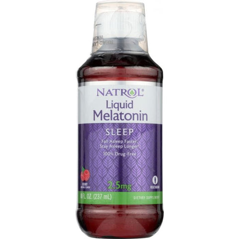 NATROL: Melatonin Liquid, 2.5 MG, 8 fo