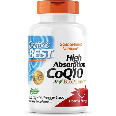 DOCTORS BEST: Hi Absorption Coq10 With BioPerine 100Mg, 120 vc