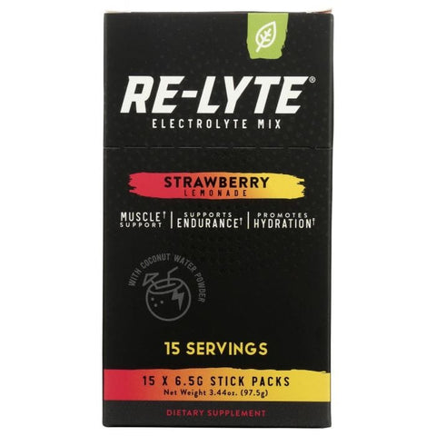 REDMOND: Electrolyte Strwbry 15pk, 15 pk