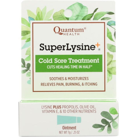 QUANTUM HEALTH: Super Lysine + Cold Sore Treatment, 0.25 oz