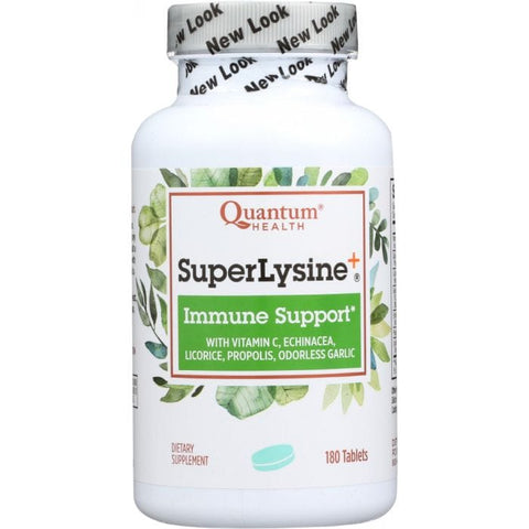 QUANTUM HEALTH: Super Lysine + Immune System, 180 Tablets