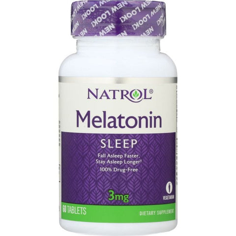 NATROL: Melatonin 3 mg, 60 Tablets