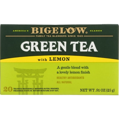 BIGELOW: Green Tea With Lemon, 20 tea bags