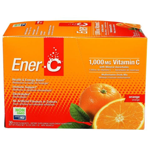 ENER C: Orange Multivitamin Drink Mix 1000mg, 30 pc