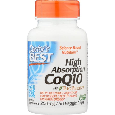 DOCTORS BEST: High Absorb Coq10 200Mg, 60 vc