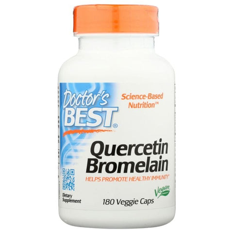 DOCTORS BEST: Quercetin Bromelain, 180 vc