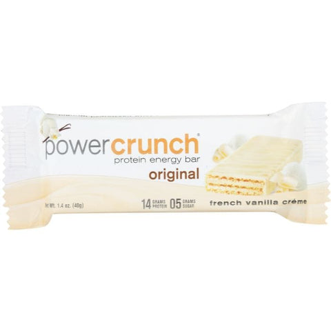 POWER CRUNCH: Bar Protein French Vanilla Creme, 40 gm