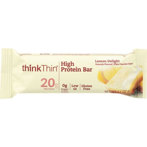 THINKTHIN: High Protein Bar Lemon Delight, 2.1 oz