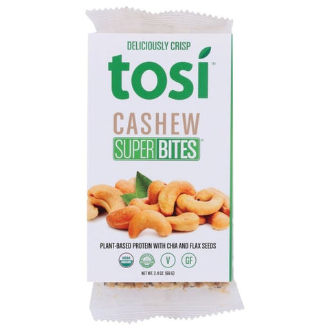 TOSI: Organic Cashew Super Bites, 2.40 oz