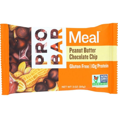 PROBAR: Meal Bar Peanut Butter Chocolate Chip, 3 oz