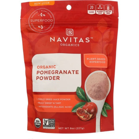 NAVITAS: Organic Pomegranate Powder, 8 oz