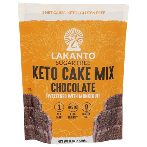 LAKANTO: Keto Cake Mix Chocolate, 8.8 oz