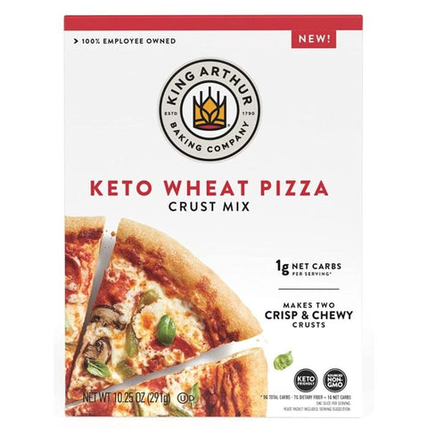 KING ARTHUR: Keto Wheat Pizza Crust Mix, 10.25 oz