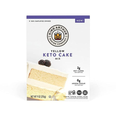 KING ARTHUR: Yellow Keto Cake Mix, 9 oz