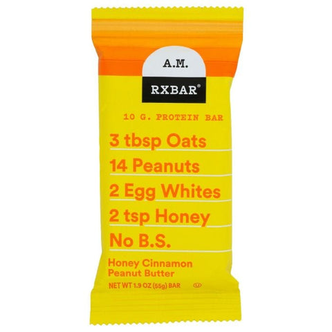 RXBAR: AM Honey Cinnamon Peanut Butter Protein Bar, 1.9 oz