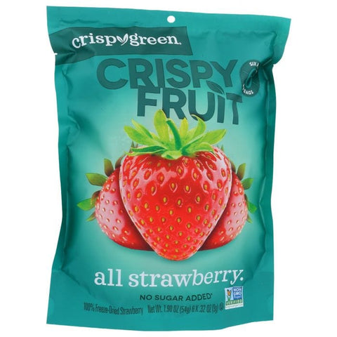 CRISPY GREEN: Crispy Fruit All Strawberry, 1.9 oz