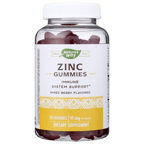 NATURES WAY: Zinc Gummy, 120 ea