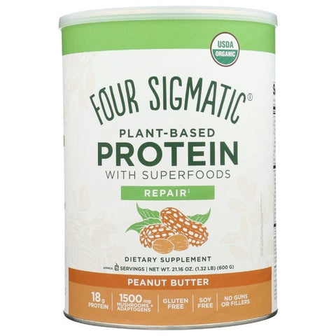 FOUR SIGMATIC: Protein Plant Pnut Buttr, 21.6 oz