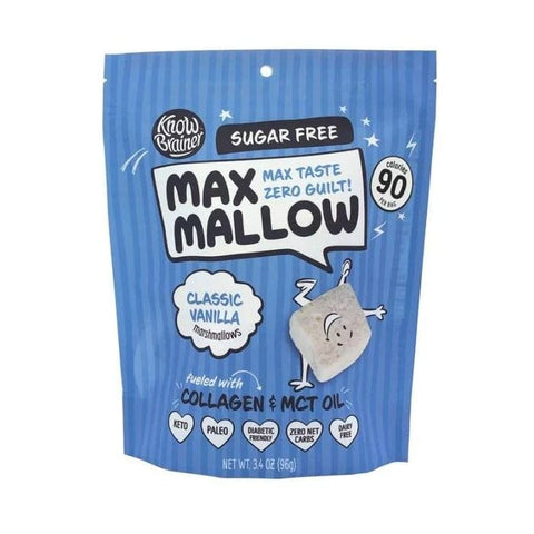 KNOW BRAINER FOODS: ClassIc Vanilla Marshmallows, 96 gm