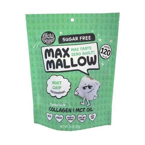 KNOW BRAINER FOODS: Mint Chip Marshmallows, 96 gm
