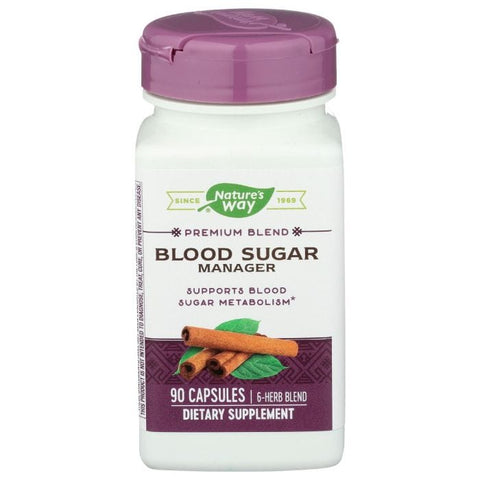 NATURES WAY: Blood Sugar Manager, 90 cp
