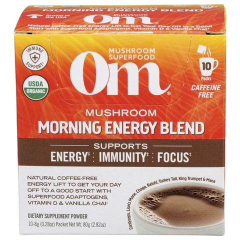 OM MUSHROOMS: Morning Energy Blend, 10 pk