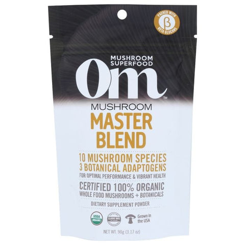 OM MUSHROOMS: Mushroom Master Blend, 3.2 oz